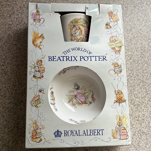 Vintage Royal Albert 1986 Beatrix Potter children’s 3 piece set - Picture 3 of 16